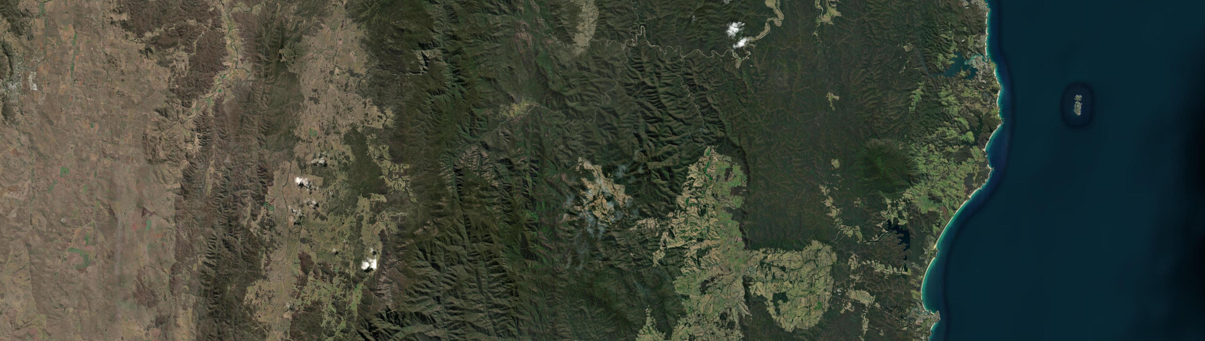 Aerial view of Yowrie, NSW