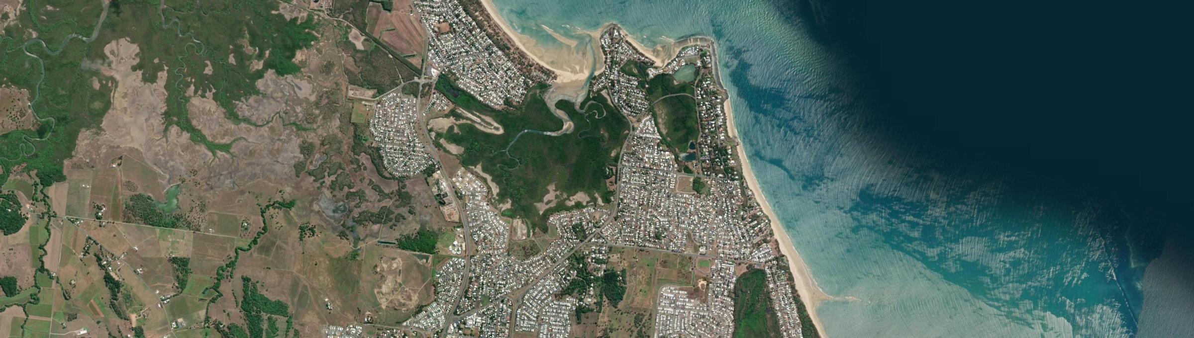 Aerial view of Eimeo, QLD