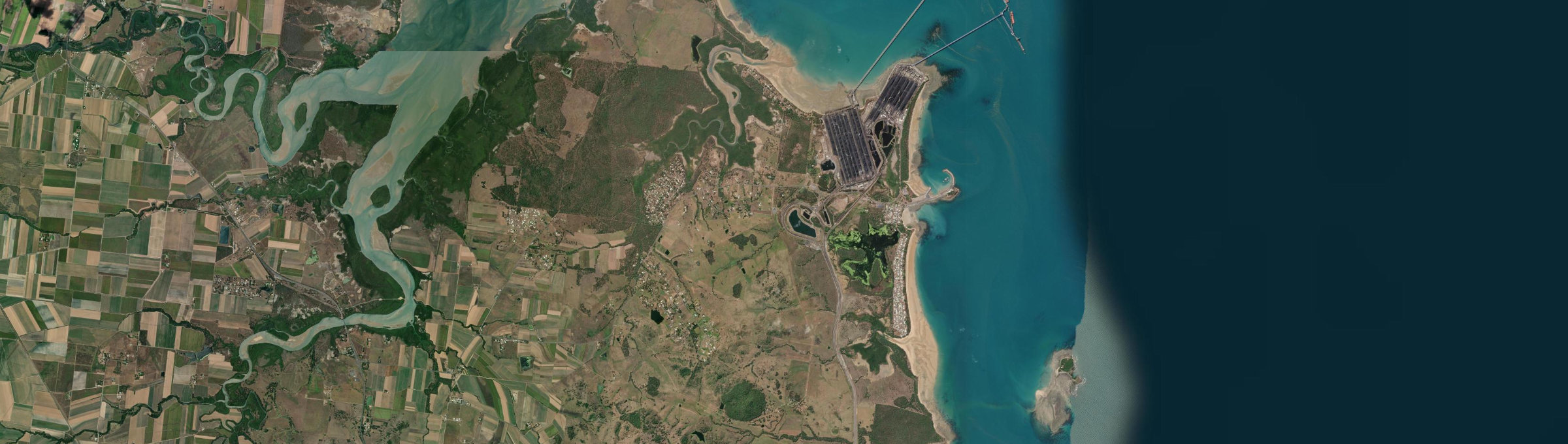 Aerial view of Hay Point, QLD