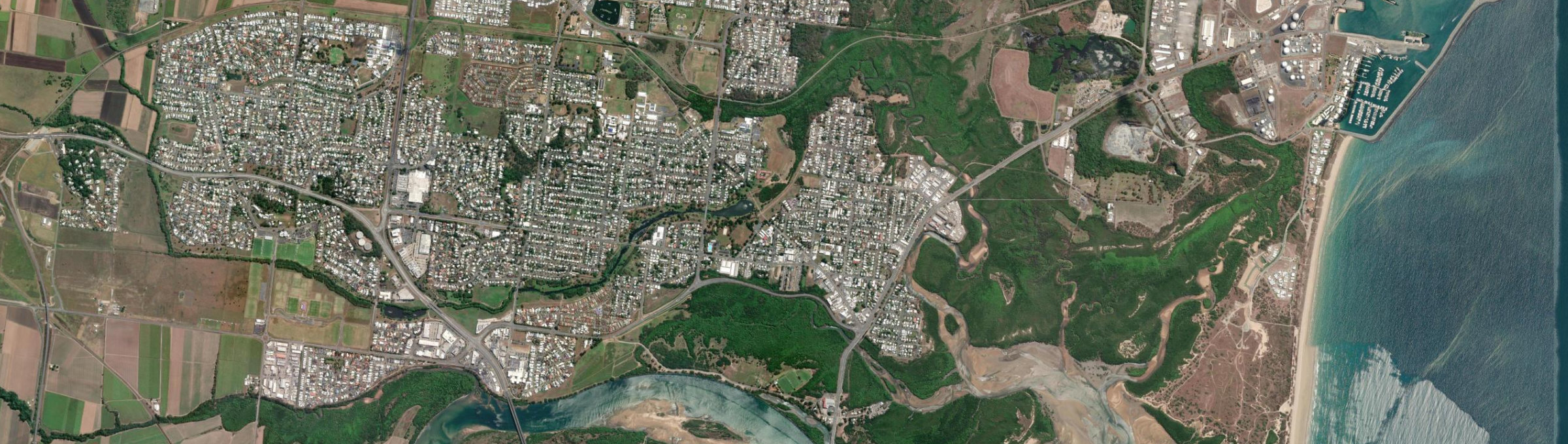 Aerial view of North Mackay, QLD