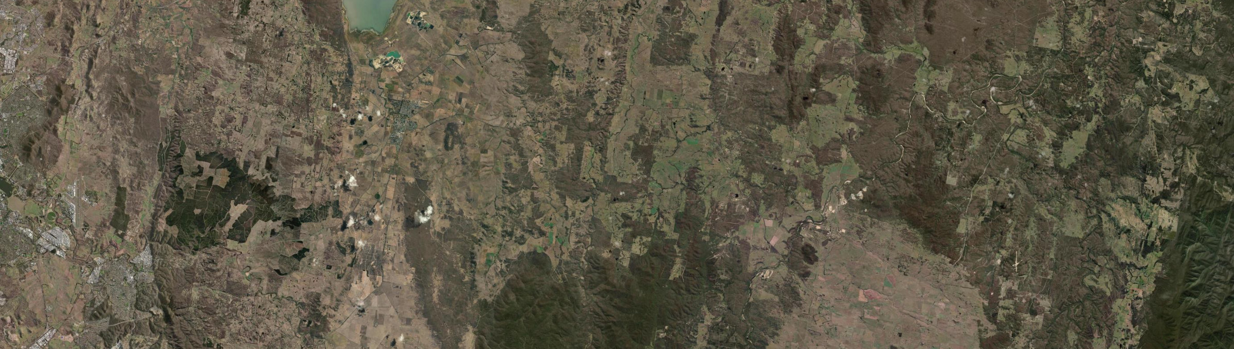 Aerial view of Mulloon, NSW