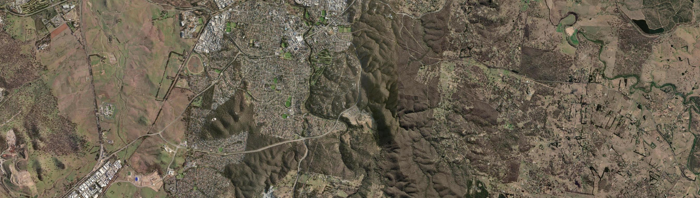 Aerial view of Greenleigh, NSW