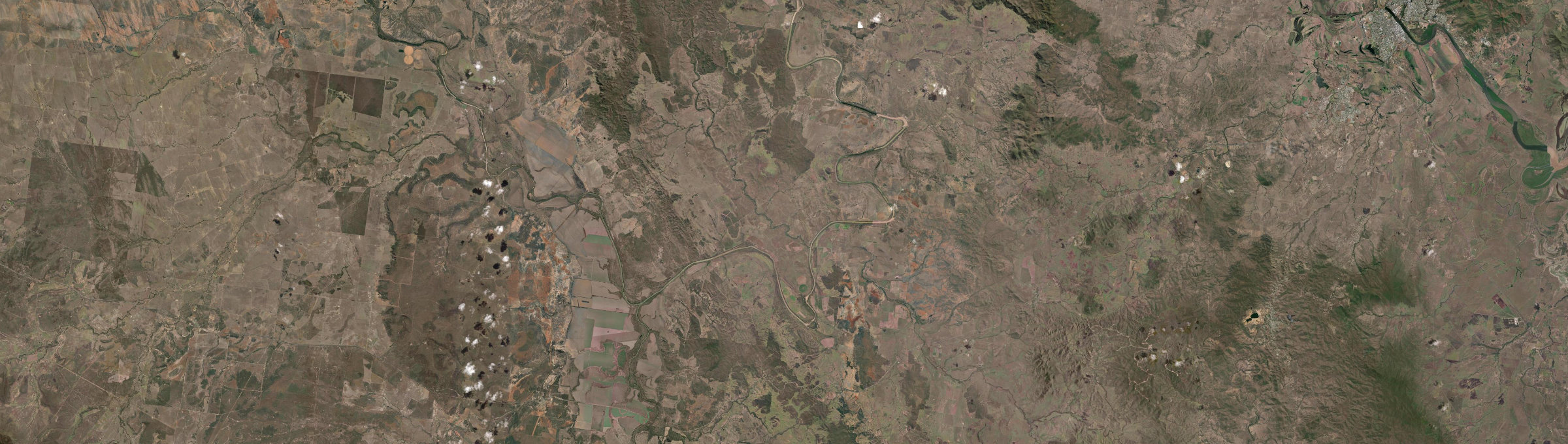 Aerial view of Gogango, QLD