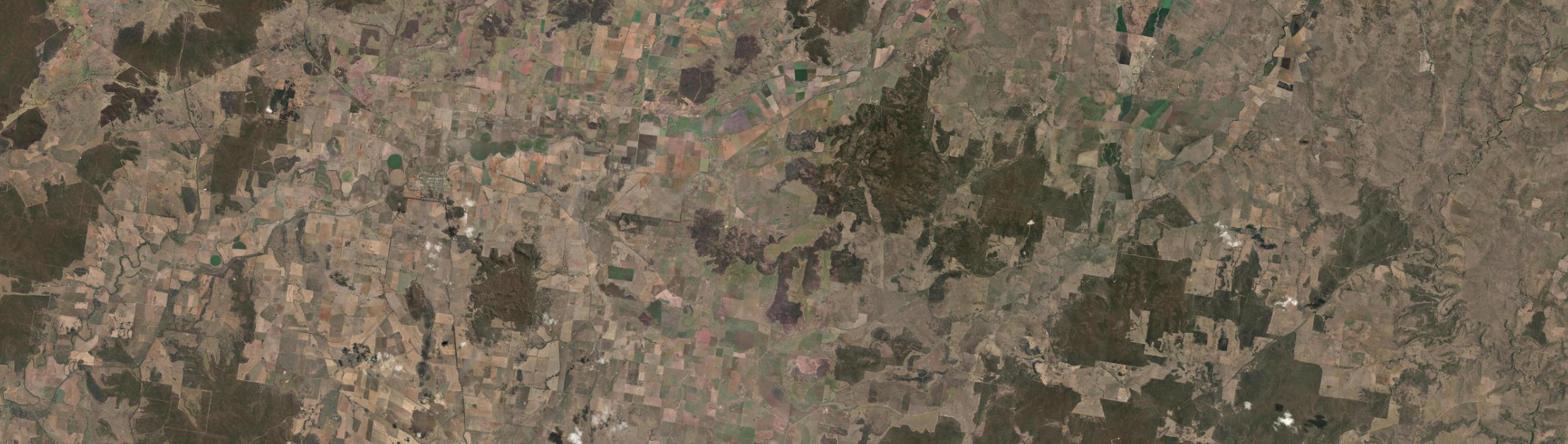 Aerial view of Leadville, NSW