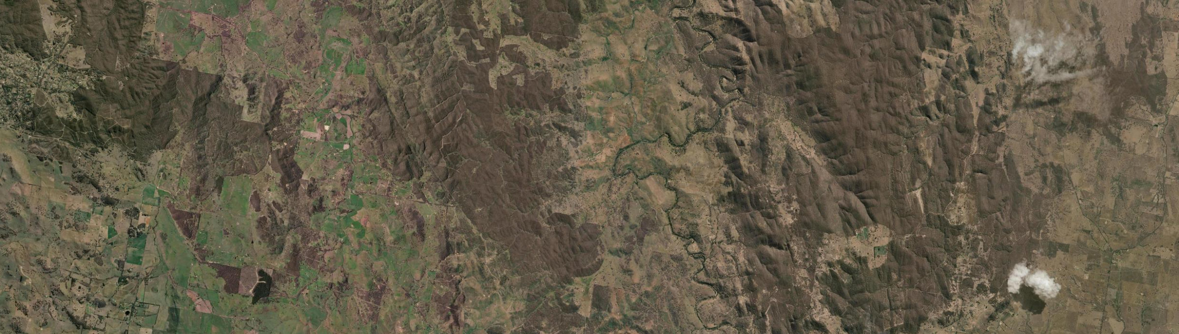 Aerial view of Freemantle, NSW