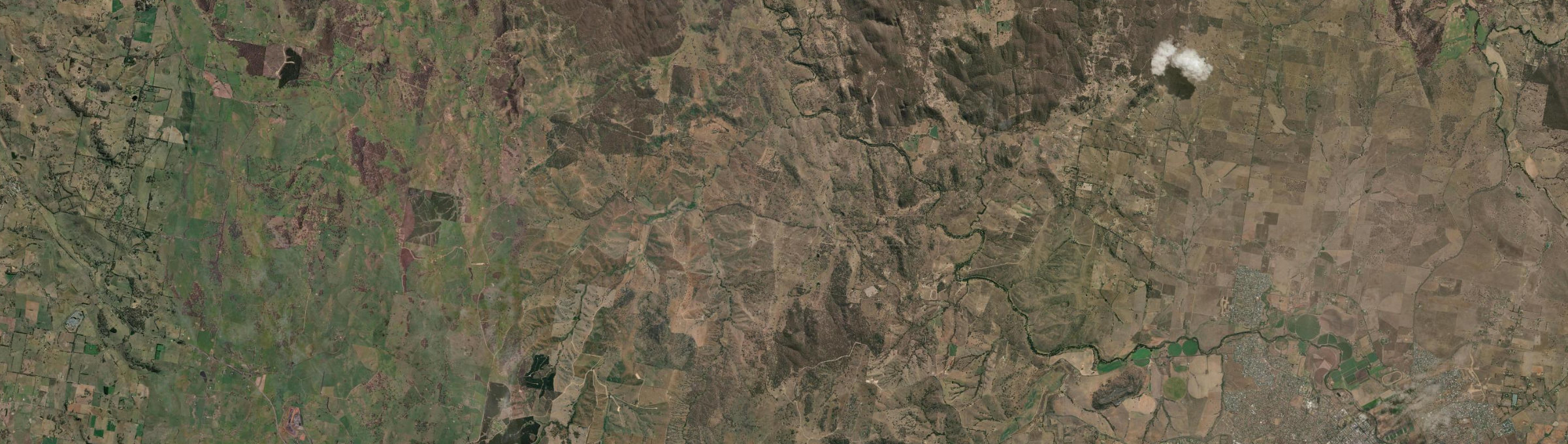 Aerial view of Rock Forest, NSW