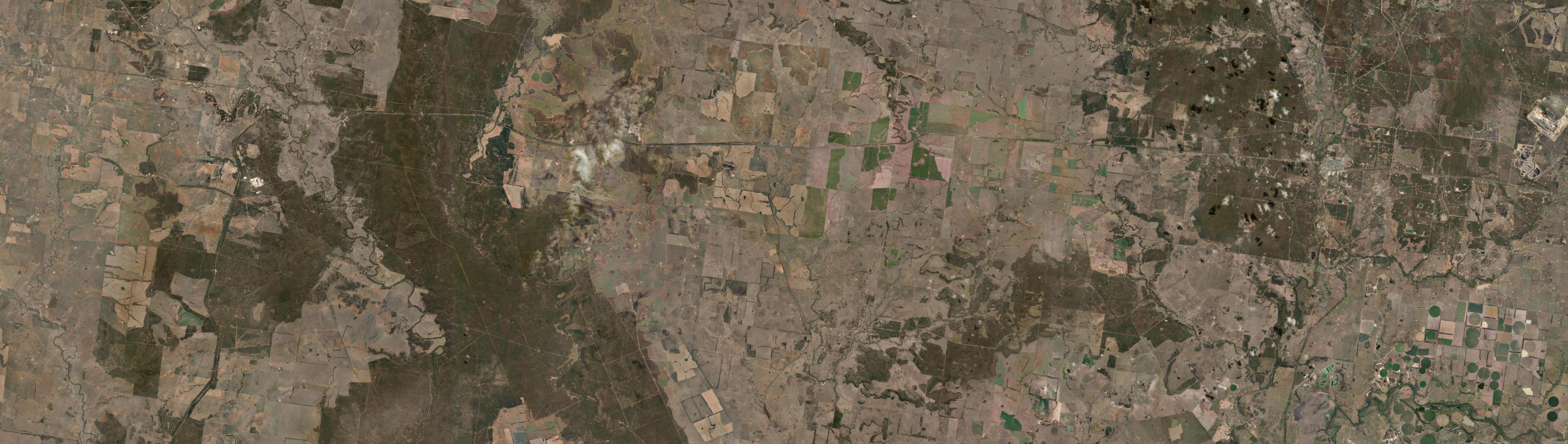 Aerial view of Dulacca, QLD
