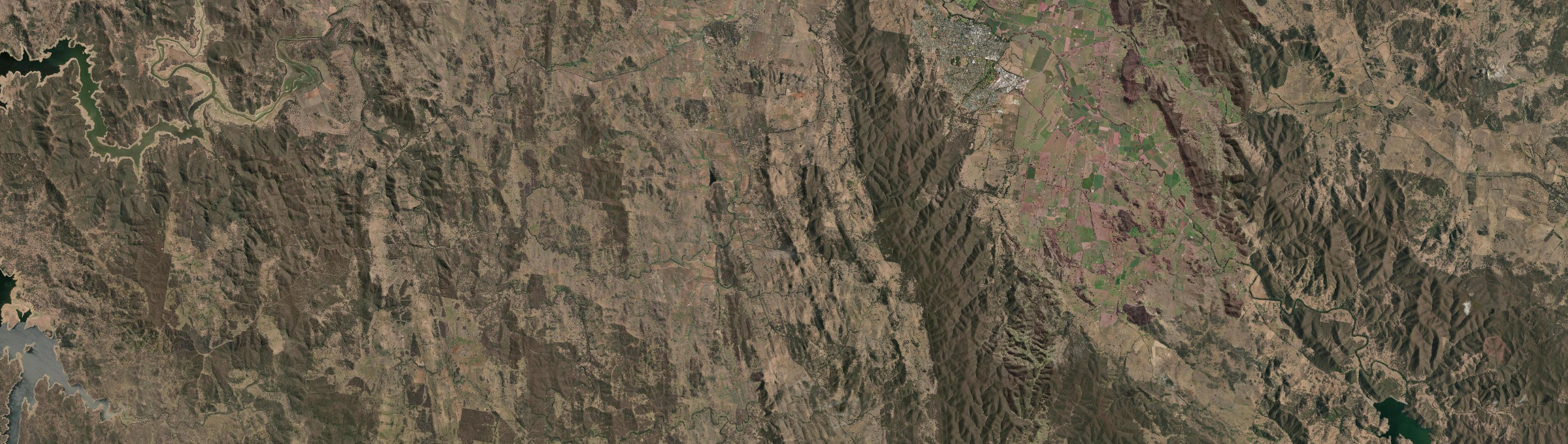 Aerial view of Grattai, NSW