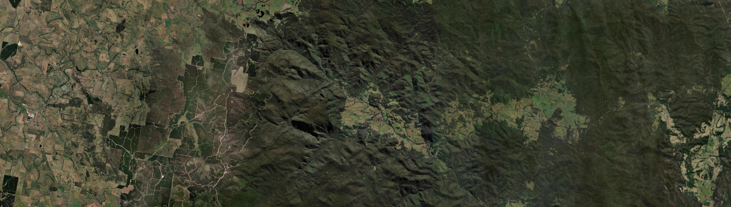 Aerial view of Rocky Hall, NSW