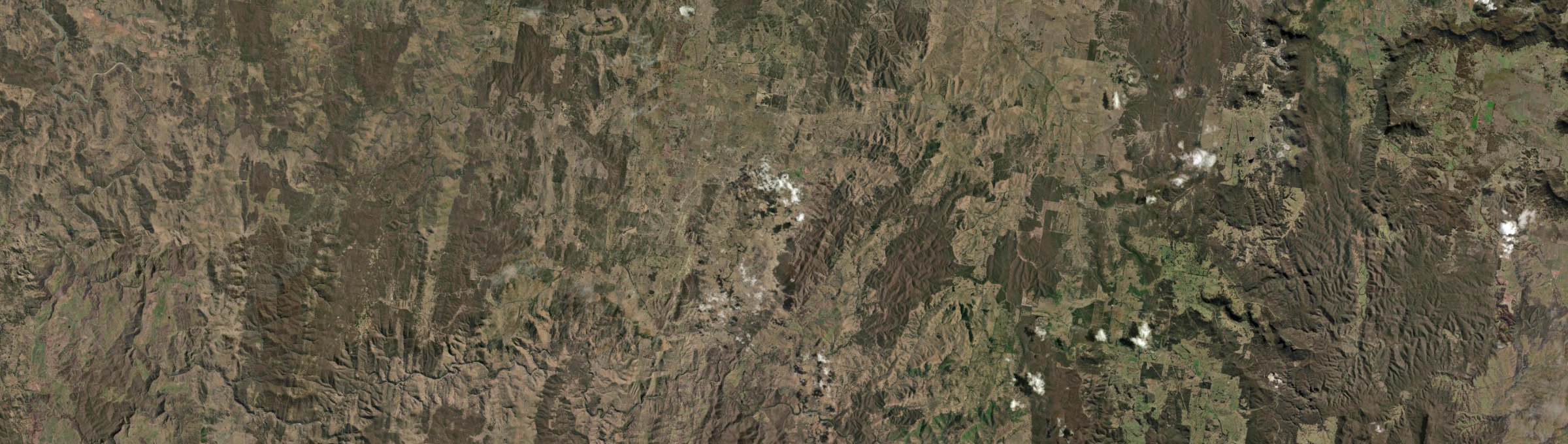 Aerial view of Crudine, NSW