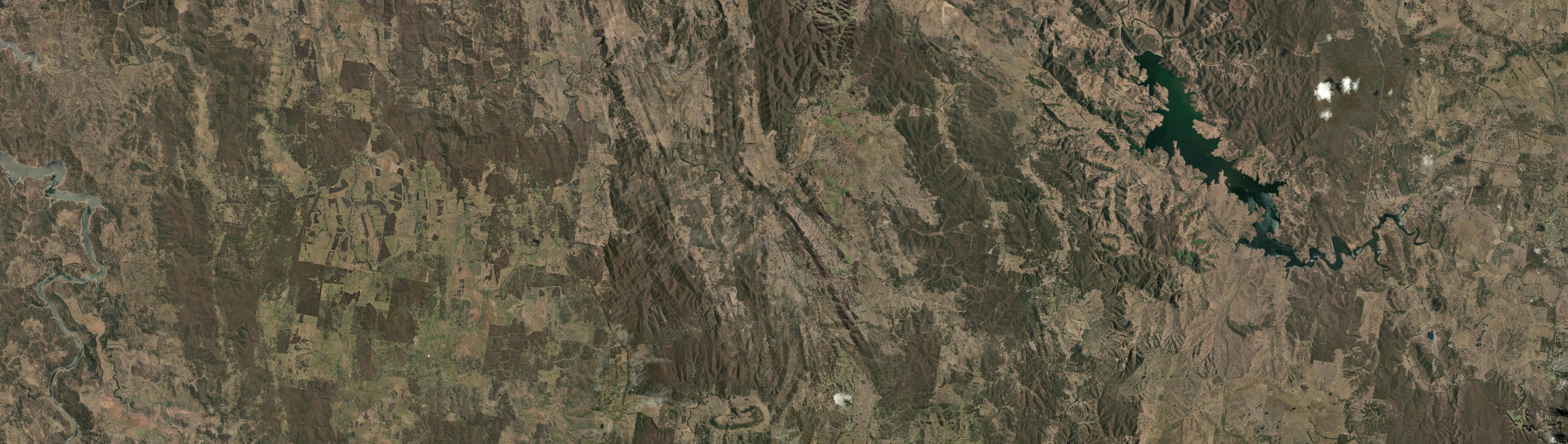Aerial view of Windeyer (NSW), NSW