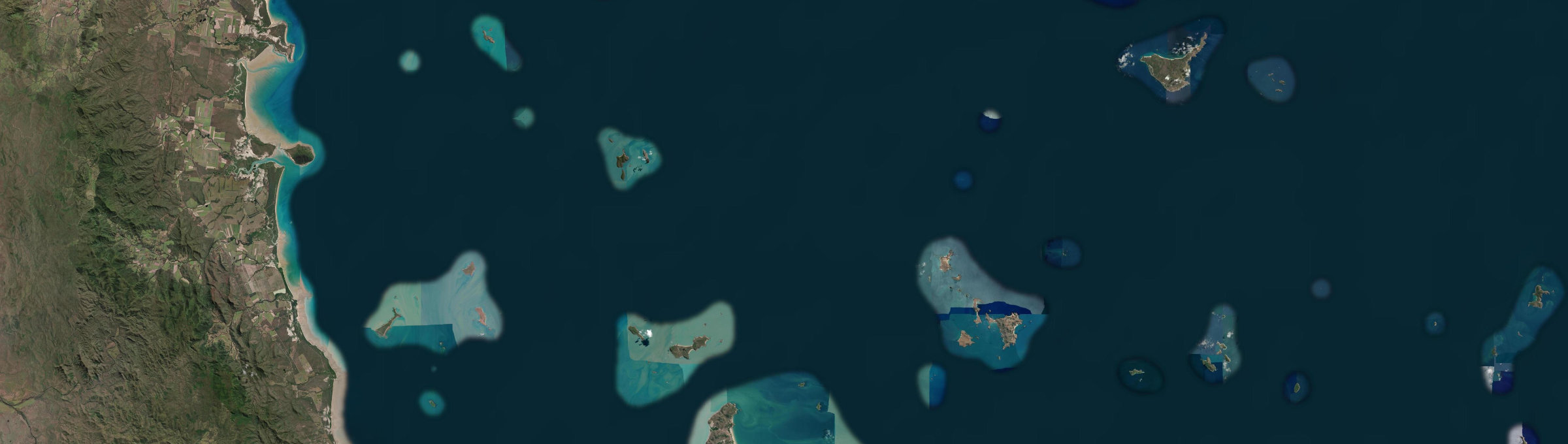 Aerial view of The Percy Group, QLD