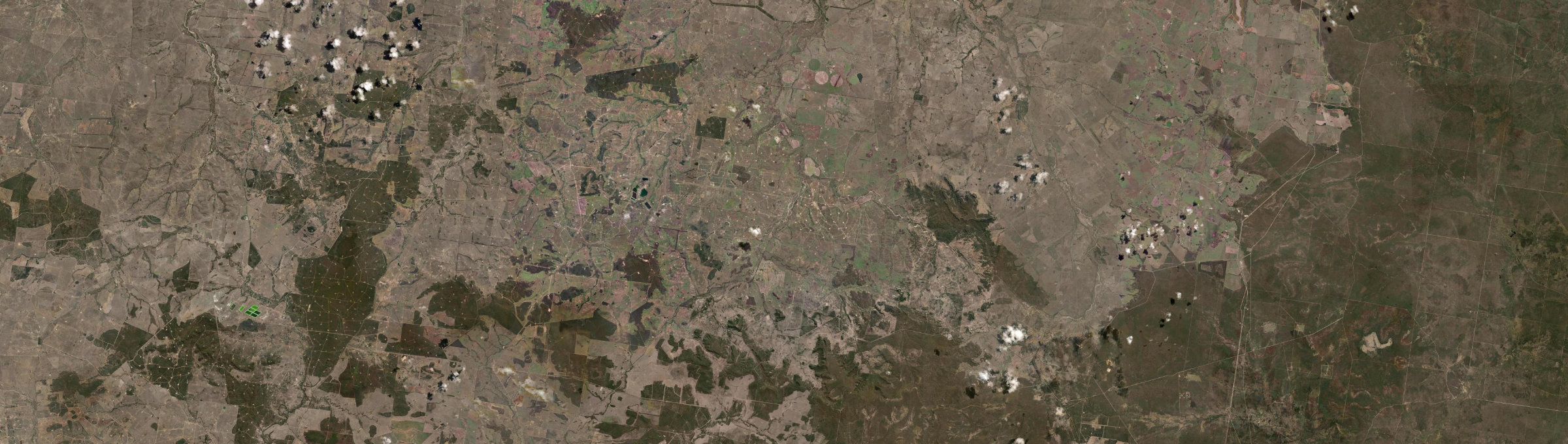 Aerial view of Woleebee, QLD