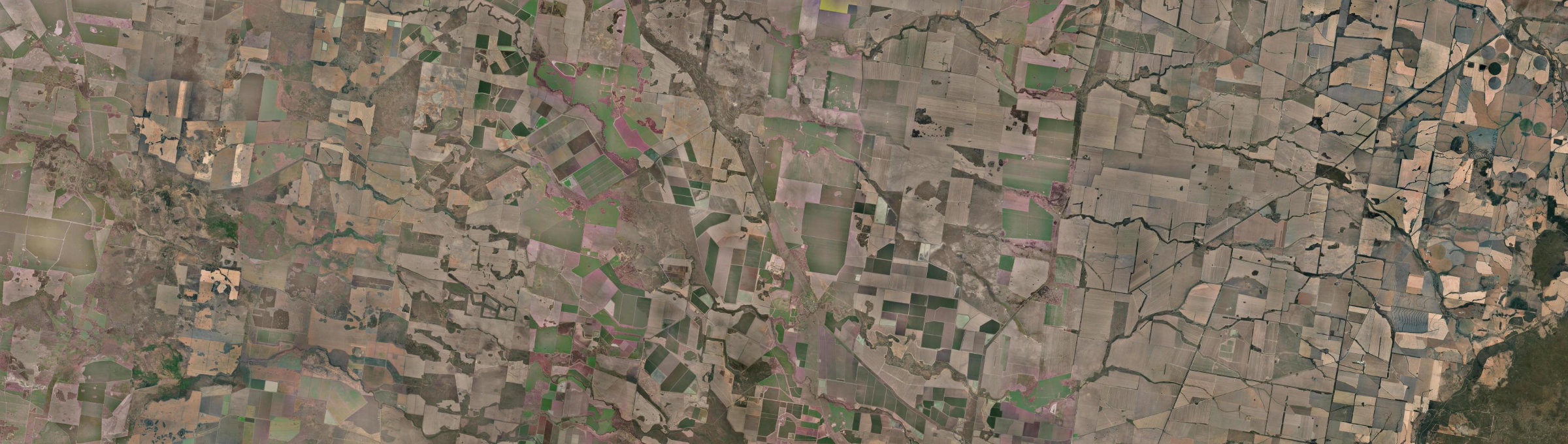 Aerial view of Ashley, NSW