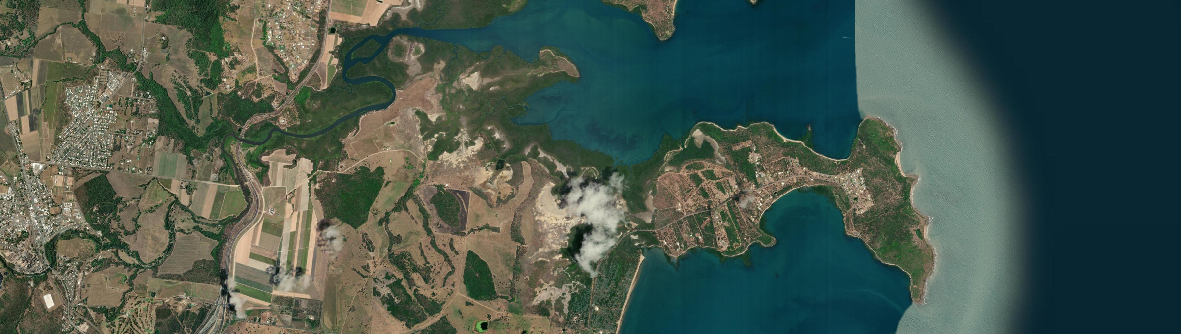 Aerial view of Freshwater Point, QLD