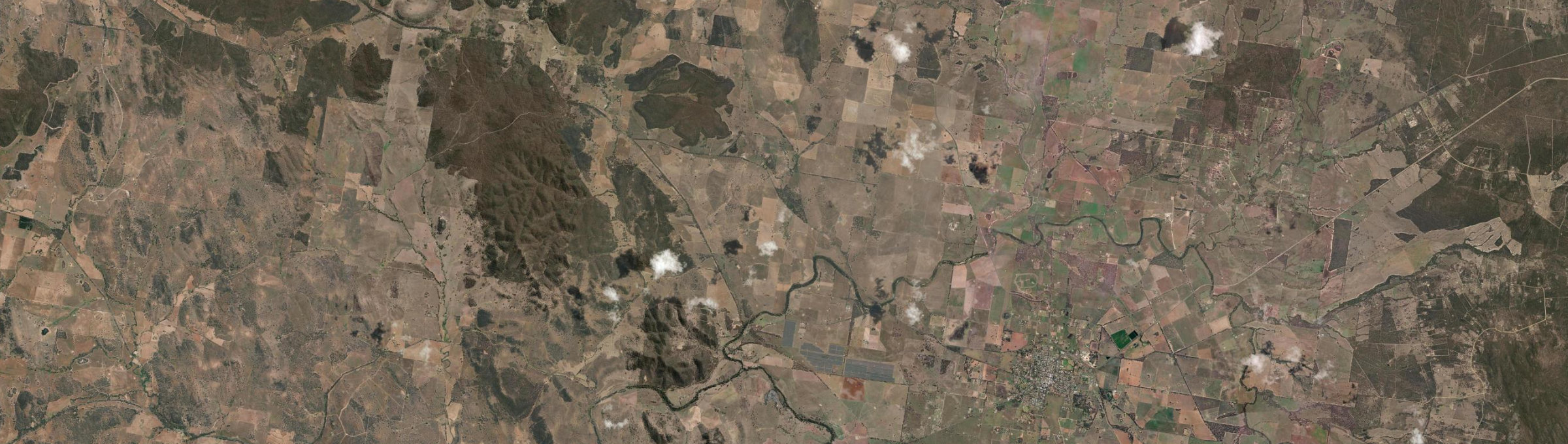 Aerial view of Beryl, NSW