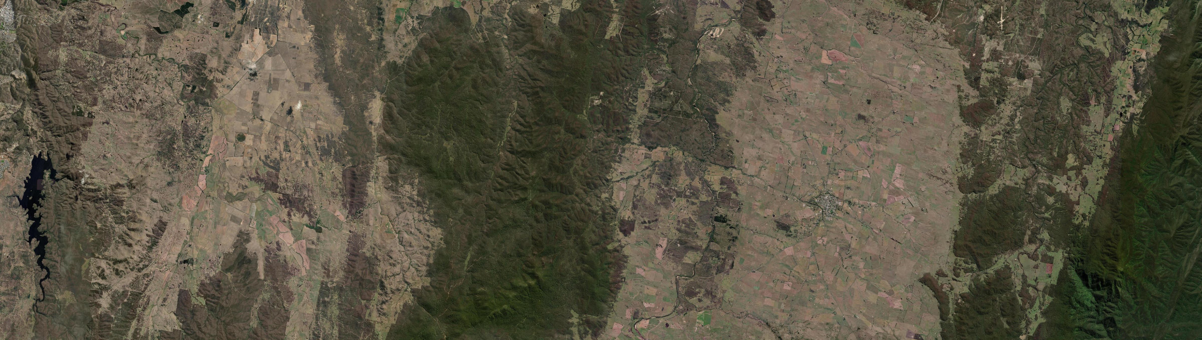 Aerial view of Bombay, NSW