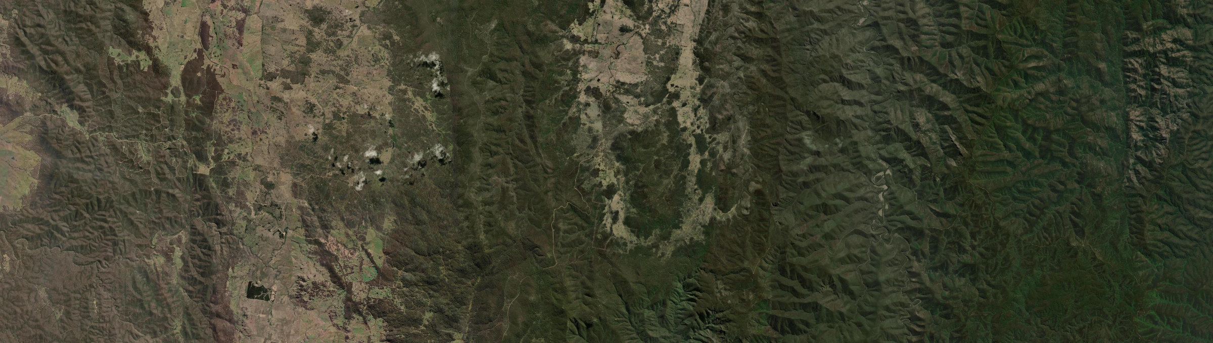 Aerial view of Snowball, NSW