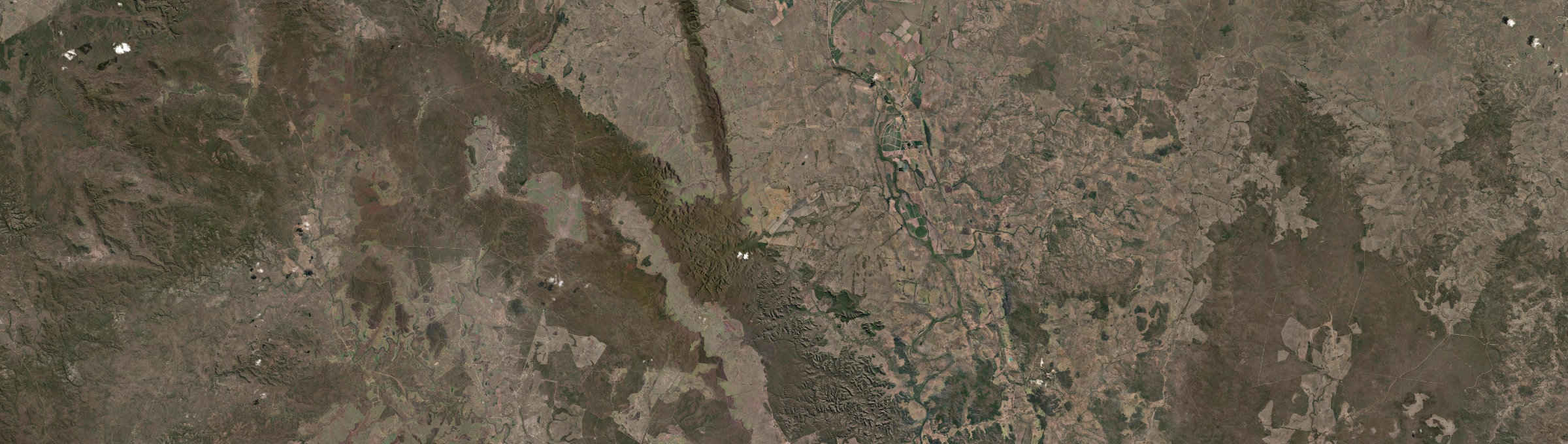 Aerial view of Isla, QLD