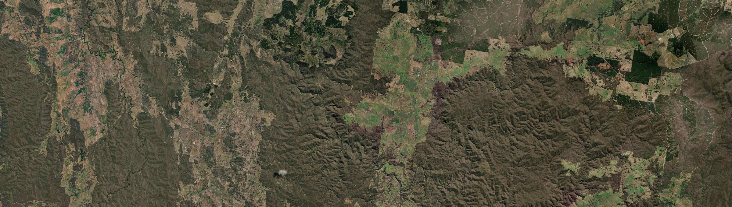 Aerial view of Ballyroe, NSW