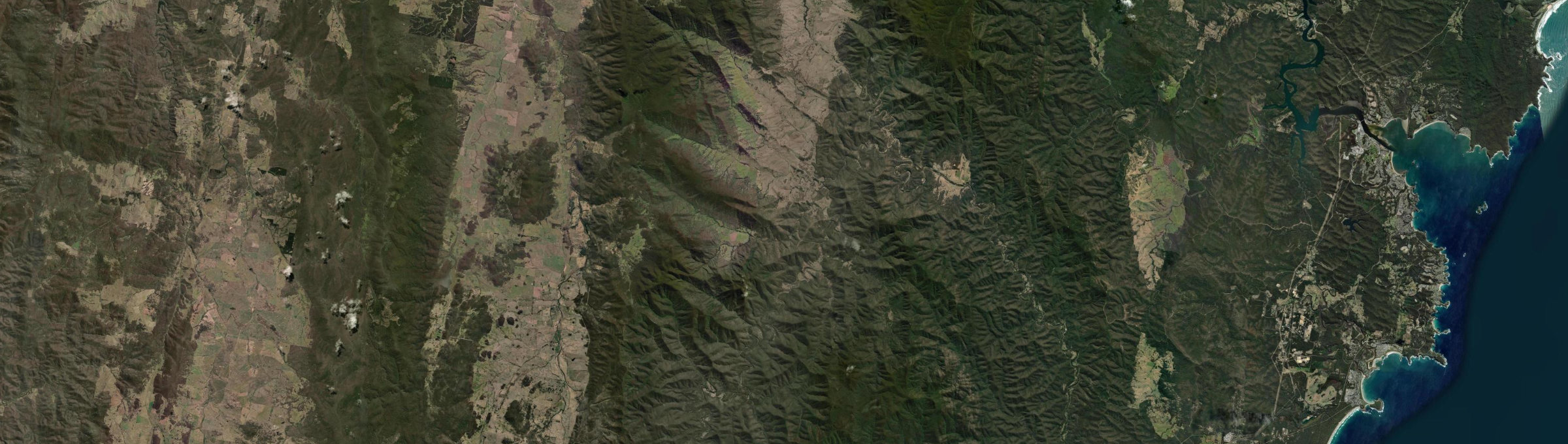 Aerial view of Neringla, NSW