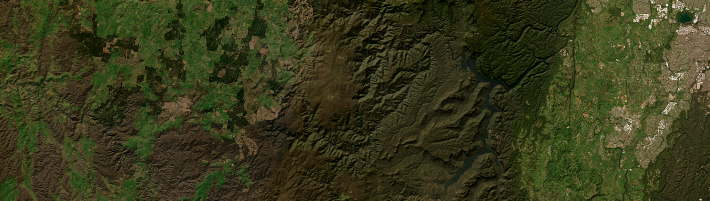 Aerial view of Kanangra, NSW