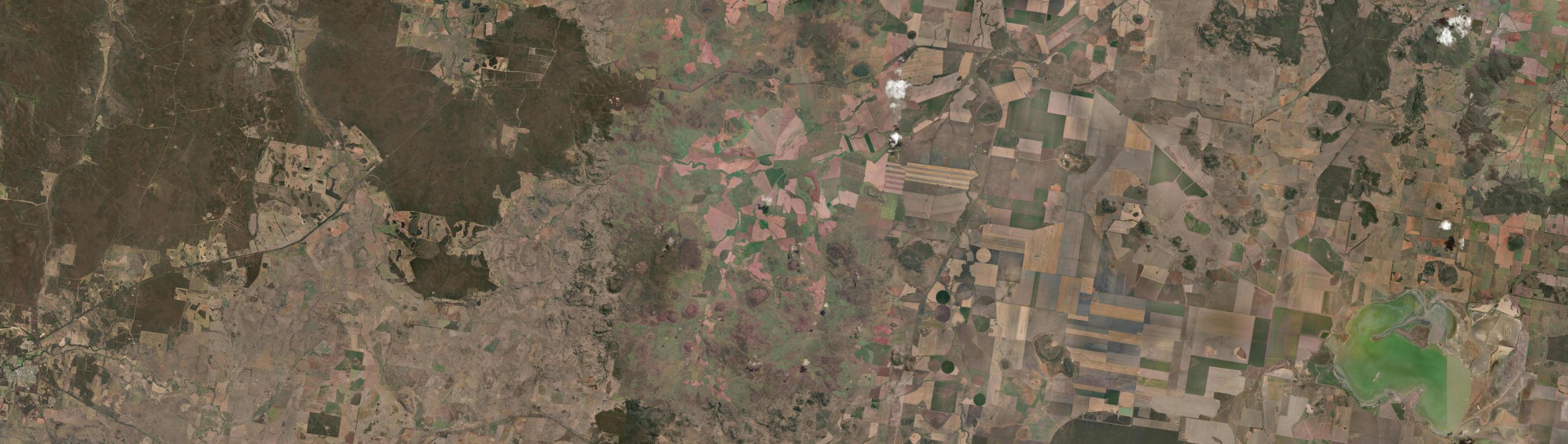 Aerial view of Nombi, NSW