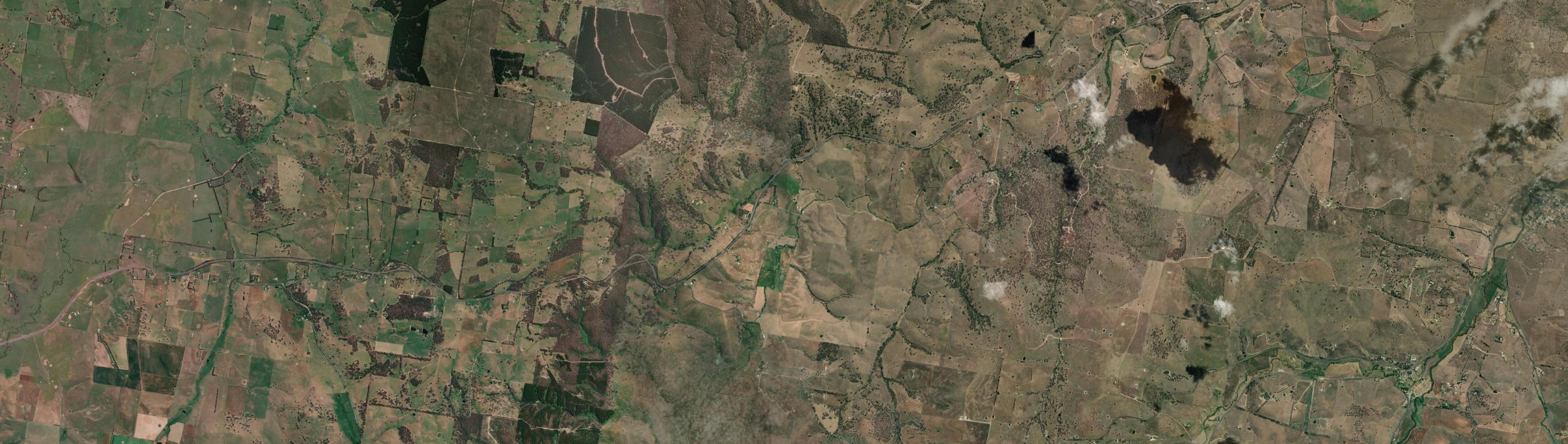 Aerial view of Bathampton, NSW