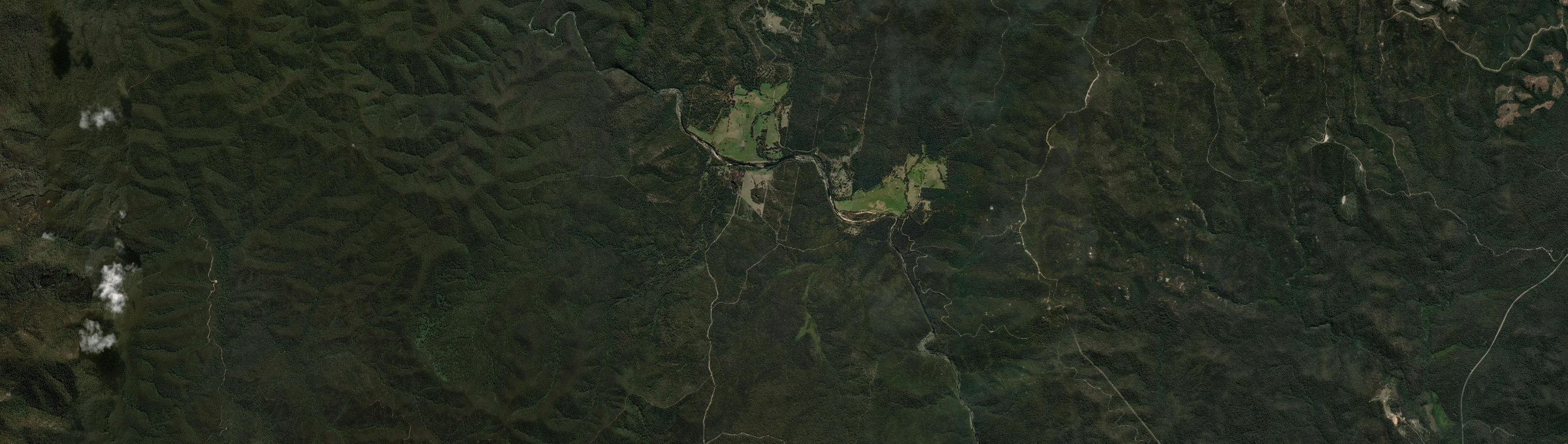 Aerial view of Wangarabell, VIC