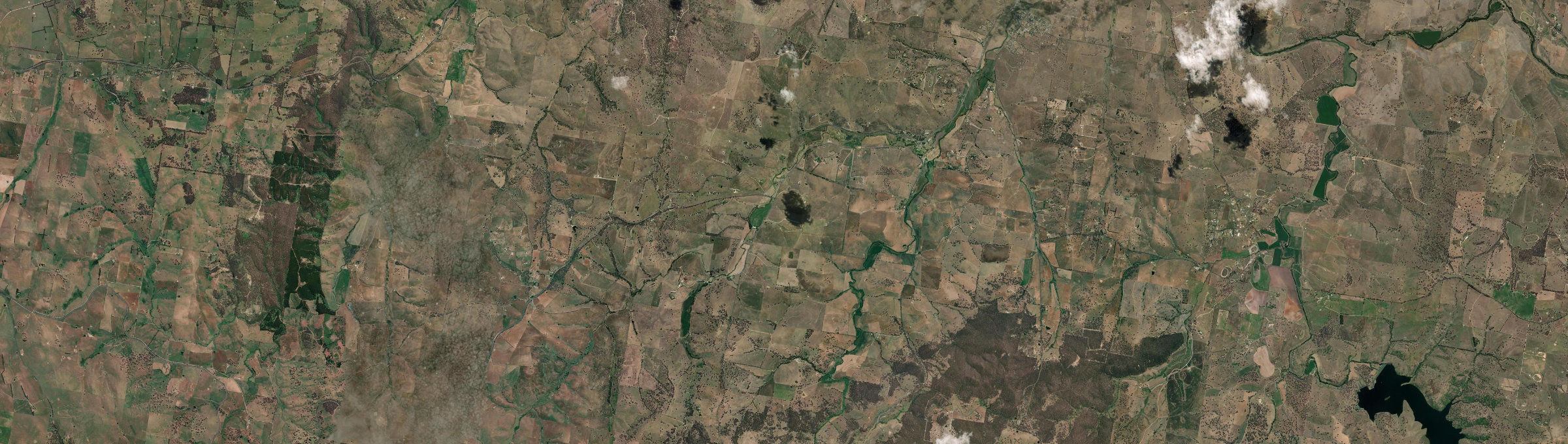 Aerial view of Georges Plains, NSW