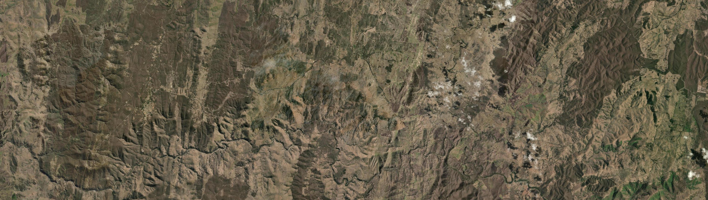 Aerial view of Sallys Flat, NSW