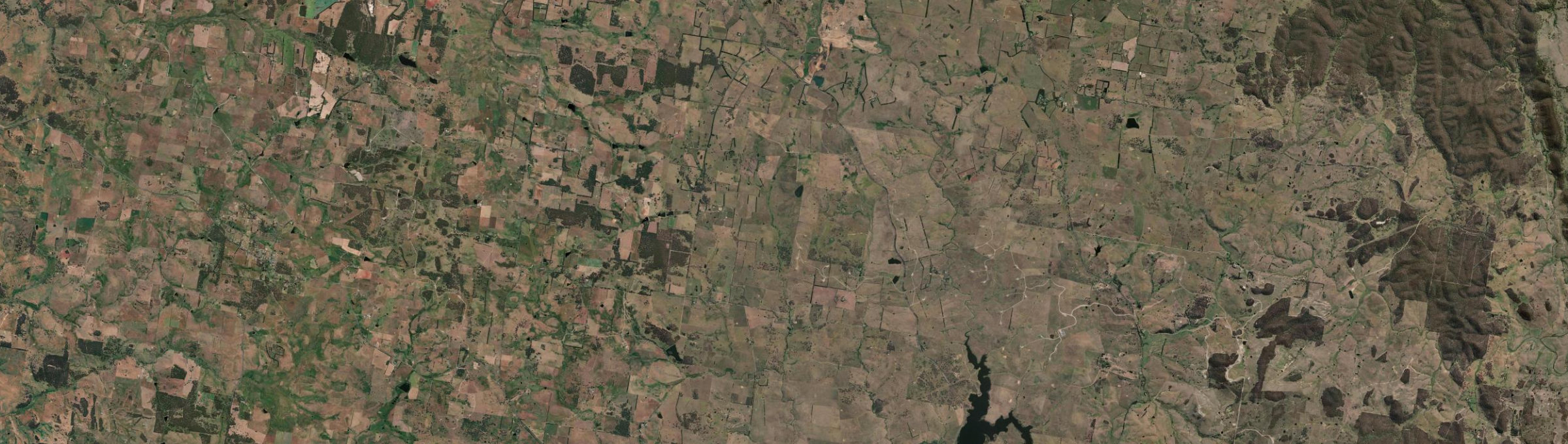 Aerial view of Pejar, NSW