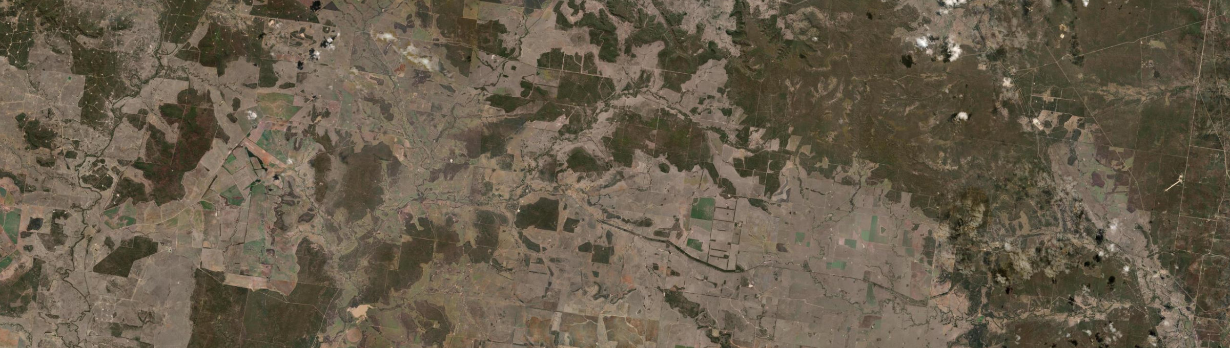 Aerial view of Bogandilla, QLD