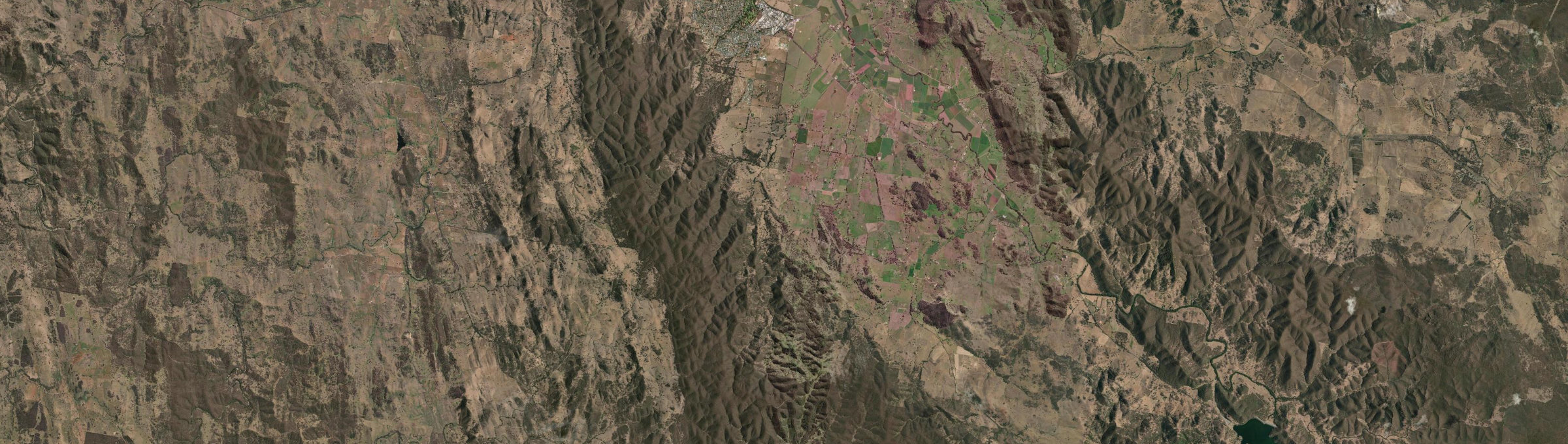 Aerial view of Spring Flat, NSW