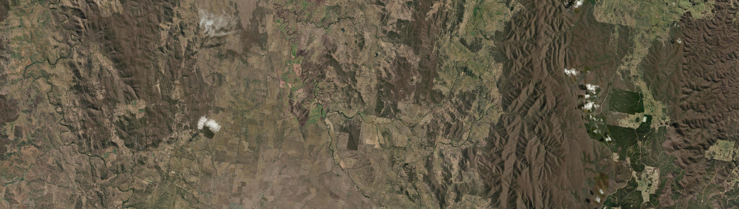 Aerial view of Peel, NSW