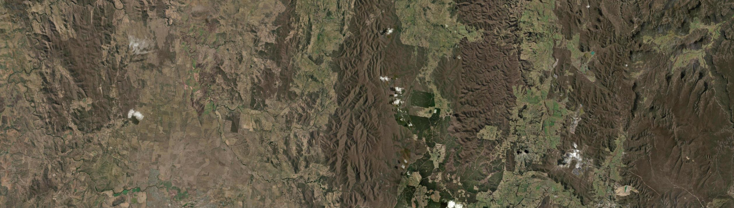 Aerial view of Winburndale, NSW