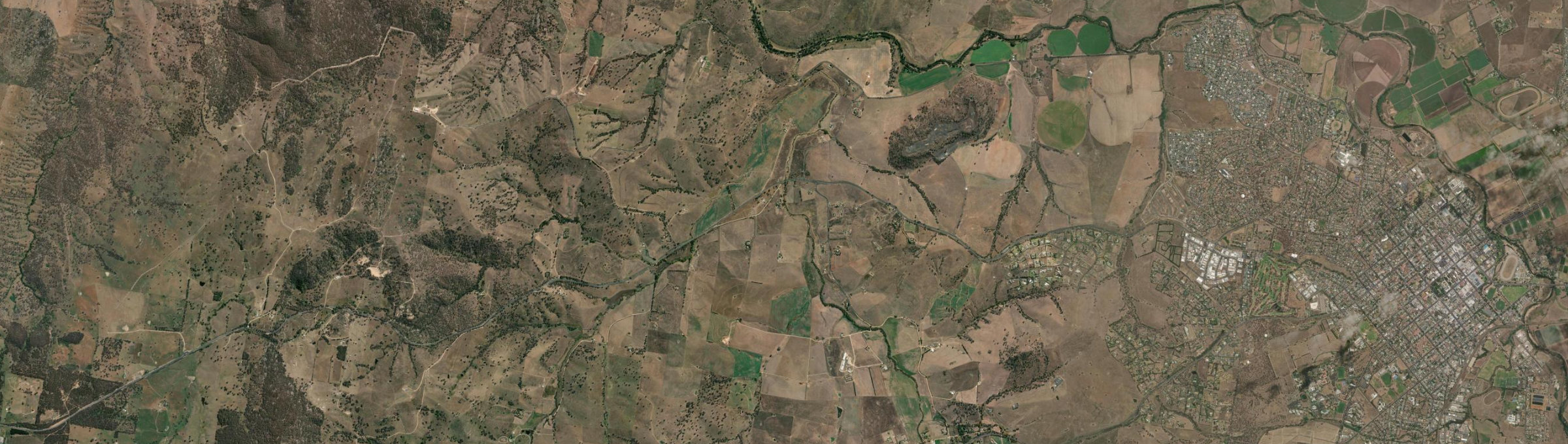 Aerial view of Dunkeld (NSW), NSW