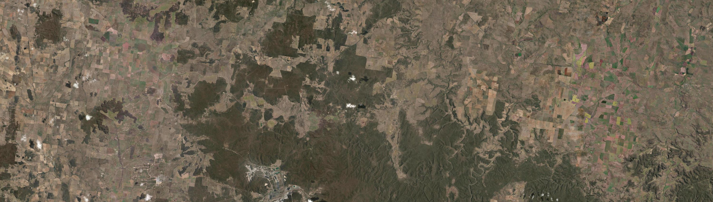 Aerial view of Turill, NSW