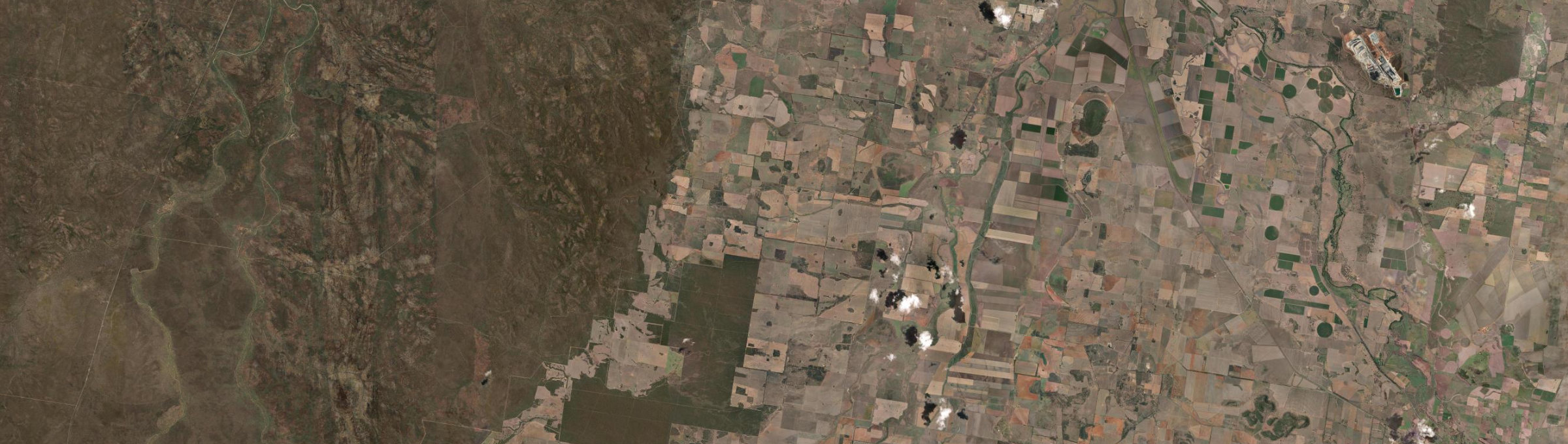 Aerial view of Willala, NSW