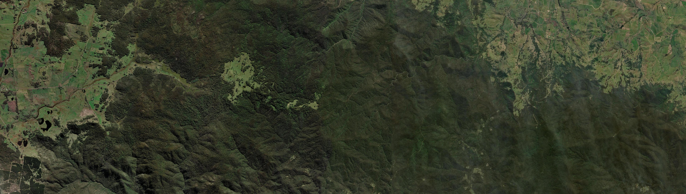 Aerial view of Mount Darragh, NSW
