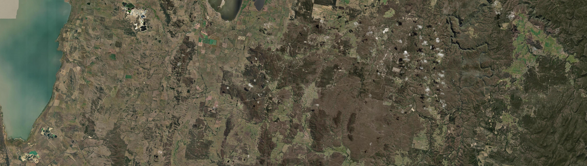Aerial view of Lower Boro, NSW