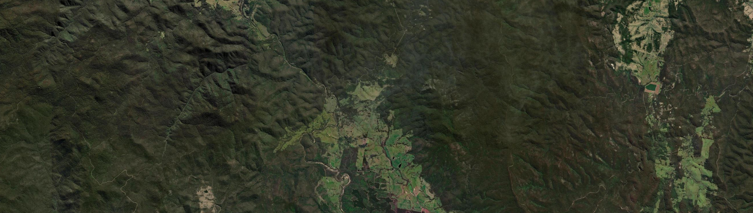 Aerial view of Burragate, NSW