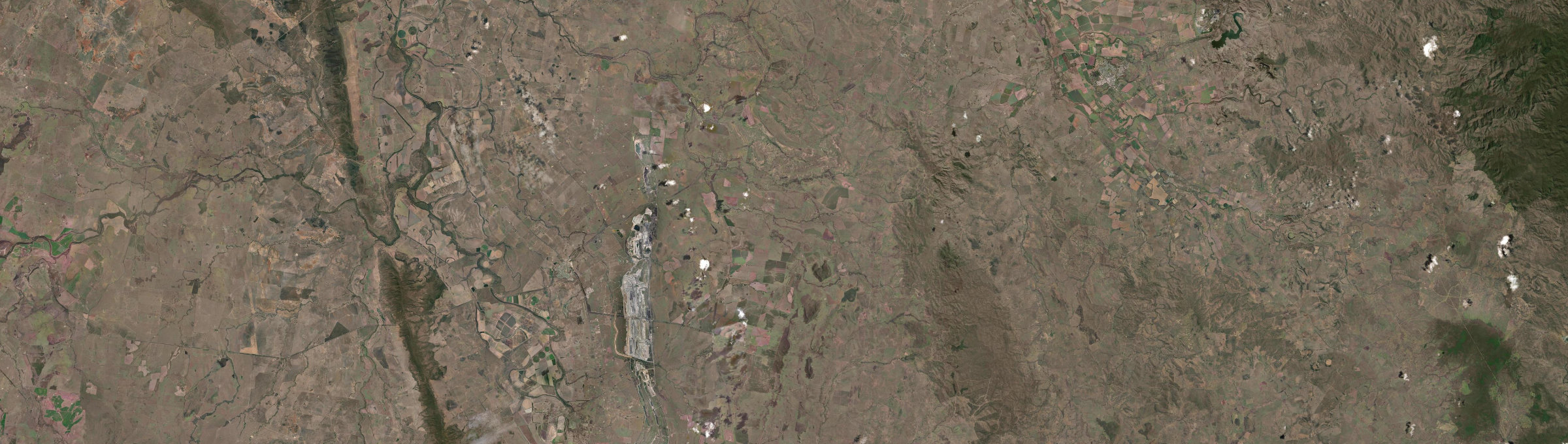 Aerial view of Banana, QLD