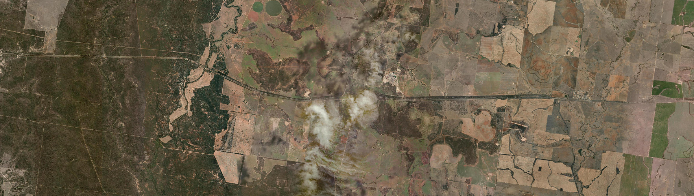 Aerial view of Jackson, QLD