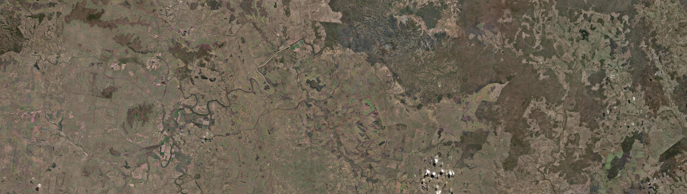 Aerial view of Glebe (Qld), QLD