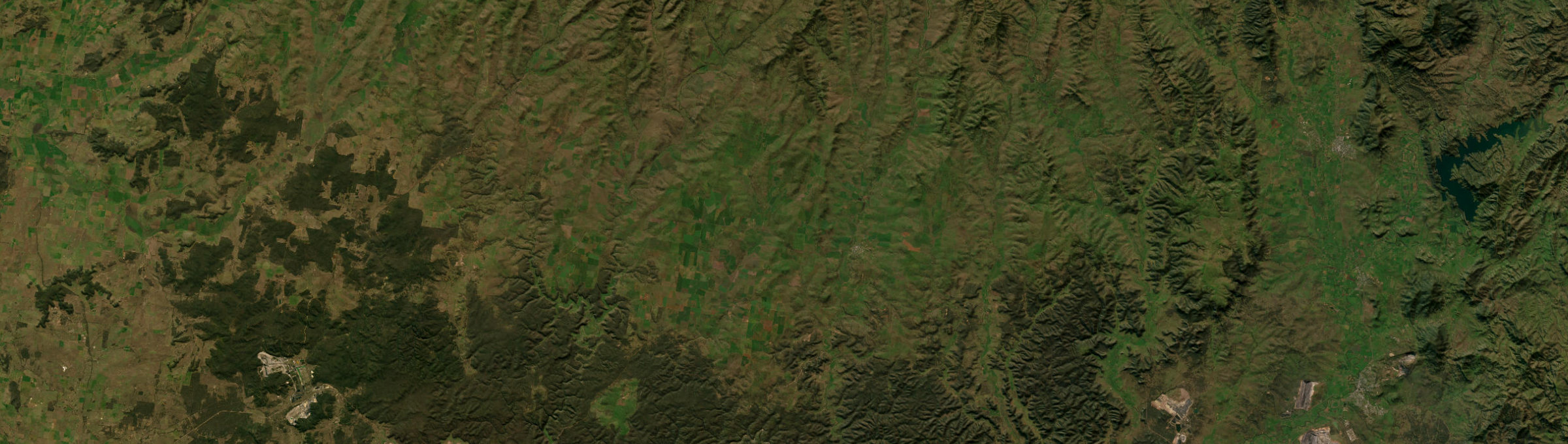 Aerial view of Merriwa (NSW), NSW