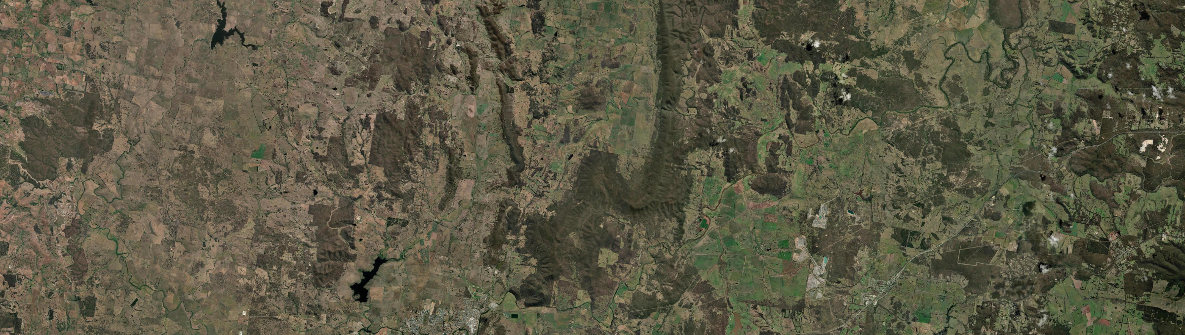 Aerial view of Tarlo, NSW