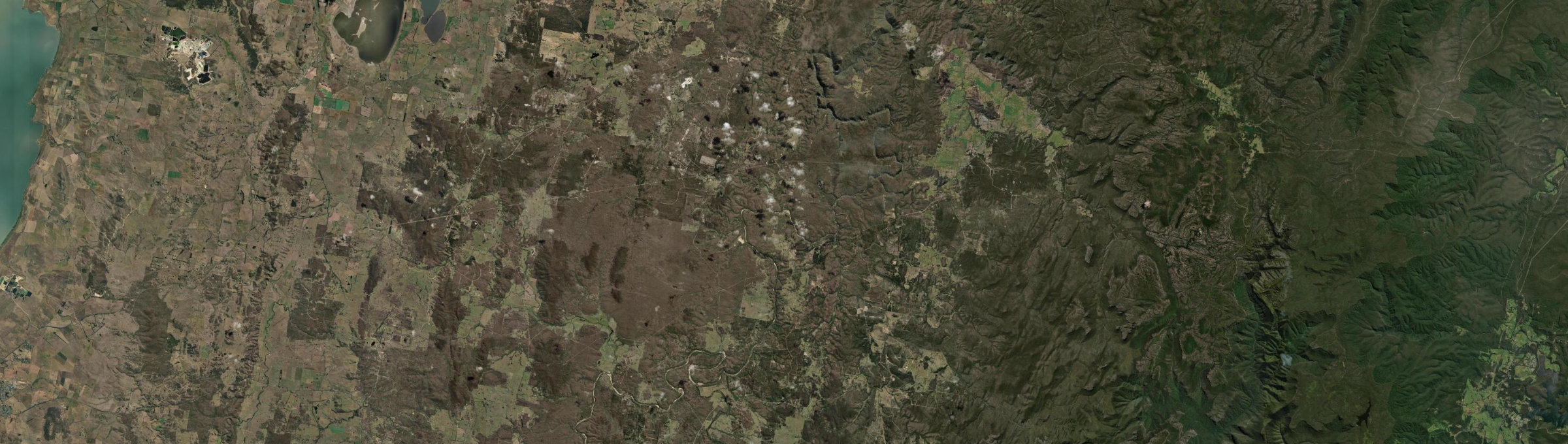 Aerial view of Oallen, NSW