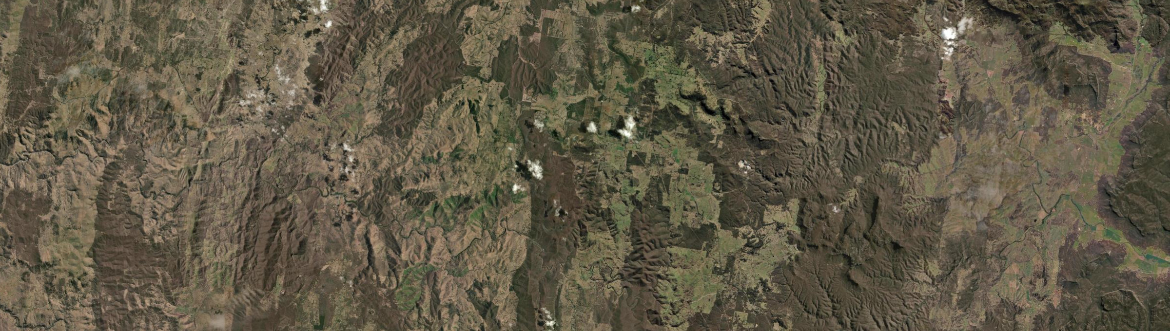 Aerial view of Running Stream, NSW