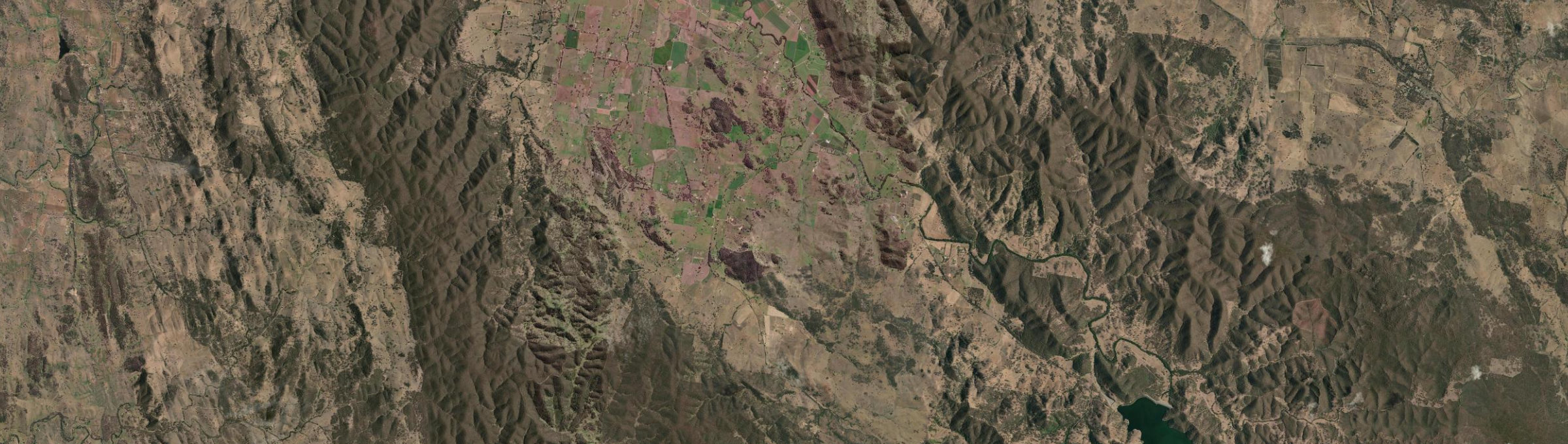 Aerial view of Mullamuddy, NSW